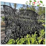 Sonnenschutz-tarnnetz, Sonnensegel, 2x3/3x4/3x5/4x5/4x6/5x8m Schwarzes Camouflage Netz, Outdoor Pergola-schattennetz, Militärisches Tarnnetz, Tarnung-Plane,Black-1.5x4m/4.9 * 13ft