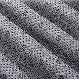 Yuragim Tufting Tuch rutschfeste Teppichunterlage, für Primäre Tufting-Tücher, Teppich, Stanznadelgewebe, Grundgewebe, leicht zu schneiden (Grau, 200X100CM)