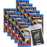 Lego Ninjago - Serie 6 Trading Cards - 10 Booster + Collect-it Hüllen Sleeves - Deutsch