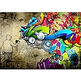 Runa Art Fototapete Graffiti Streetart 352 x 250 cm Vlies...