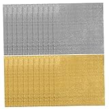 100 Blatt Zuckerfolie Verpackungspapiere Für Schokolade Quadratisches Aluminiumfolienpapier Karamell-bonbonpapier Karamellhülle Butterverpackung Lutscher Geprägt Geschenkpapier