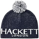 Hackett London Jungen Hackett ESS Beanie-Mütze, blau (Marineblau), One Size