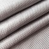 YIHANWUU Emf-Blocker-Material, Faraday-Gewebe, Rfid-Abschirmmaterial, Strahlungsabweisendes, Leitfähiges Gewebe, Hf-Signale, Hf-/Emi-Blockierung, Radiowellen, Mikrowellen, Zeltstoff/Sier/5M