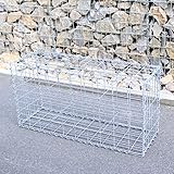 Gabione 100x50x30 cm Steingabione Steinkorb Gabionen...