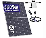 Mini-Solaranlage 360Wp (Mini-Solaranlage 360Wp + Kabel 5m)