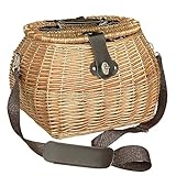 Pilzkorb Weidenkorb mit Schultergurt 32 x 27 x H 26 Lux