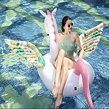 aufblasbare pool spielzeug 2019 sommer neue blume farbe flügel pegasus schwimmende reihen aufblasbare spielzeug erwachsene süßigkeiten farbe pegasus schwimmendes bett schwimmen ring wasser float spiel