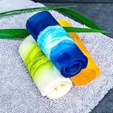 Blumenmädchen Rolling Soaps Geschenkset + Gratis Ablage | Fruchtig Blumig Frisch | Feste Seife handgerollt | handgemacht | natürlich nachhaltig | für Frauen und Männer | Geburtstagsgeschenk Hochzeit