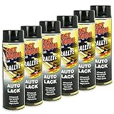 Fast Finish 430237 SET Autolack schwarz glänzend 6 x 500ml