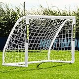 FORZA Match Fußballtor [6 Größen] | Leichte und wetterfeste PVC-Gartentore – Zielfolien optional (Ohne Zielwand, 1,5m x 1,2m)