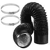 Abluftschlauch Ø100mm Länge 2.5m,PVC Alurohr...