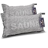 POOL Total Jokipiin Premium Saunakissen 2X Sauna 40x22 cm - 100% Made in Finland - Leinen & Baumwolle - Ökotex Zertifiziert - Wellness Kopfstütze & Nackenkissen für Sauna Spa & Erholung