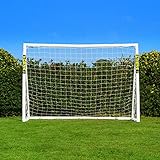 FORZA 3m x 2m Futsal-Fußballtor | Extrem langlebiges und wetterfestes uPVC – Optionaler Trainingsfußball, Torfolie und Tragetasche (Nur Fußballtor)