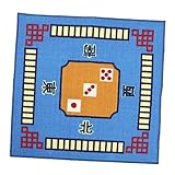 Toyvian 2 STK Mahjong-tischdecke Dominospiel Kleinkinderschürze Domino-spielmatte Chinesisches Damespiel Jongg-tischdecke Anti-Mahjong-Matte Verdicken Flanell (polyesterfaser) Pokertisch