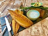 Geräuchertes Makrelenfilet Natur täglich frisch geräuchert über feinstem Buchenholz Aromaversiegelt 150g