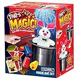 That's Magic Zauberhut-Set – mit 75 lustigen einfachen Tricks und für Junge Zauberer – hilft beim Aufbau der Motorik und des Selbstvertrauens des Kindes – Enthält Plüsch-Kaninchen, Requisiten, Videos