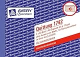 AVERY Zweckform 1742-10 Quittungsblock Kleinunternehmer (ohne MwSt, 6 Stück)