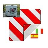 Warntafel Warnschild Spanien und Italien 2 in1 rot-weiß Alu Warnschild 50x50cm