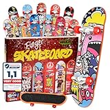 Magicat Finger Skateboard Set – 12 einzigartige Designs für endlosen Spaß! Das Top-Mitgebsel für Kindergeburtstage, getestet und bewertet mit 1,3 von Warentest Online! Kreative Fingerboard Spiele