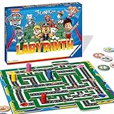 Ravensburger Kinderspiel Paw Patrol Junior Labyrinth 20799 - das bekannte Brettspiel von Ravensburger als Junior Version, Kinderspiel für Kinder ab 4 Jahren - Geburtstagsgeschenke