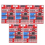 Quadratischer Wellensignalgenerator, NE555-Impulsmodul, 5-teiliges NE555-Impulsmodul, Verbessertes LM358-Frequenz-Tastverhältnis Einstellbar, Leistungswandler