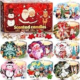 RDDAIPE 8 Stück Duftkerzen Geschenkset, 2.5OZ Duftkerzen Set, Sojawachs Kerzen Geschenkset, Weihnachts Duftkerze für Frauen, Duftkerze Set für Weihnachten/Geburtstag/Kollegen Geschenke