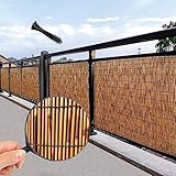 Generisch Balkonzaun für Flechtzäune, wetterfest, für Pool, Pflanzenzaun, dekorativer Balkonzaun, Sonnenschutz (50 x 100 cm)