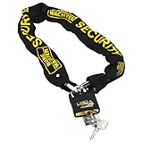 Burg-Wächter Vierkantkette, Set mit Schloss, Kette für...