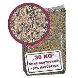 WILDVOGEL-VITAL 30 kg - Ganzjahres Premium Streufutter für Wildvögel mit Erdnüsse