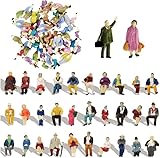 HhBdy Kleine Figuren Menschen 60-Teiliges Set...