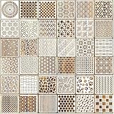 Belvanr Schablonen Set 36 Stück Geometrische Wand Schablonen Stencil Schablonen Geometrische Waben Schablonen Zeichnung Malschablonen Schablonen für Möbel Wandgestaltung,Malen Zeichnen