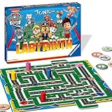 Paw Patrol Junior Labyrinth 20799 - das bekannte Brettspiel von Ravensburger als Junior Version, Kinderspiel für Kinder ab 4 Jahren