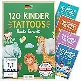 Famifidus 120 hautfreundliche Kinder Tattoos I I Dermatologisch SEHR GUT I Kindertattoos MADE IN GERMANY I Tattoo Kinder I Unsere Tattoos für Kinder