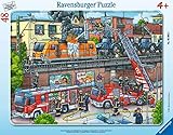 Ravensburger 05093 Feuerwehreinsatz An Den Bahngleisen Kinderpuzzle 05093-Feuerwehreinsatz an den Bahngleisen-48 Teile Rahmenpuzzles, Teal/Turquoise Green