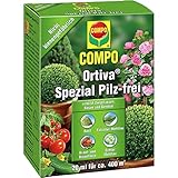 COMPO Ortiva Spezial Pilz-frei, Bekämpfung von Pilzkrankheiten an Zierpflanzen, Rosen und Gemüse, Konzentrat inkl. Messbecher, 20 ml