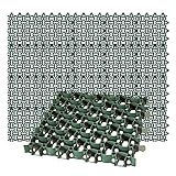 BigDean 20x Rasengitter Paddockplatte 50x50 cm Rasenmatten Rasenwaben Kiesgitter Parkplatzrasen 5 m²