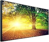 Ecowelle Infrarotheizung mit Bild | 1200 Watt | 60x120 cm | Infrarot Heizung| | Made in Germany| d 39 Sonnenaufgang mit Baum