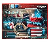 GEDORE 3304901 red R33003044 Adventskalender 2023, 44 teilig, Adventskalender für Männer, Männer Geschenk, Werkzeug-Adventskalender 2023