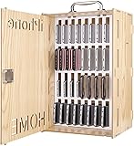 Handy-Schließfach aus Holz mit 24/36 Steckplätzen, wandmontierte Handy-Aufbewahrungsbox für Büro- und Schulbedarf, Holz, 36