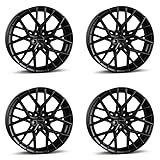 4x Borbet Felgen BY 10x21 ET30 5x112 black matt kompatibel mit VW Tiguan