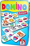 Schmidt Spiele 51240 Domino Junior, Bring Mich mit Spiel in der Metalldose