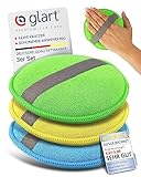 ✅ Glart 43PP Mikrofaser Auto Handpolierschwamm 3er Set,...