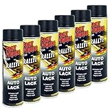 Fast Finish 430220 SET FAST FINISH Autolack schwarz matt 6 x 500 ml