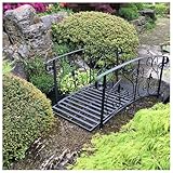 HTI living Gartenbrücke Metallbrücke Zierbrücke...