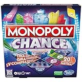 Brettspiel Monopoly Chance, schnelle Spiele, Familienspiel für 2 bis 4 Spieler, in 20 Minuten gespielt