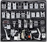 SVNR 32-teiliges Universelles Nähfüße Set, Nähmaschinen Zubehör für Singer, Brother, Pfaff, Toyota, W6 Nähmaschinen