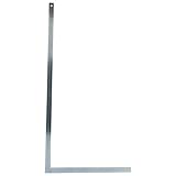 Dönges Profi Schlosserwinkel ohne Anschlag, 1000 x 500 mm, rostfrei & verzinkt aus Stahl | Für genaues Arbeiten im Metallbau, Werkstattbereich| 90 Grad Winkel mit Anschlag, Anschlagwinkel Metall