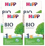 HiPP 1 Bio Anfangsmilch (4 x 600g), von Geburt an, mit...