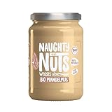 Naughty Nuts Bio Weißes Mandelmus - 100% Natürlich, Vegan, ohne Palmöl und ohne Zuckerzusatz – 500 g