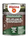 Alpina WPC Pflege-Öl – Farblos – lässt verblasstes WPC neu erstrahlen und wehrt Schmutz und Feuchtigkeit ab – leicht zu verarbeiten & äußerst ergiebig – 2,5 Liter